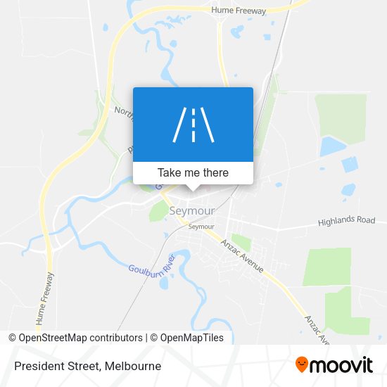 President Street map