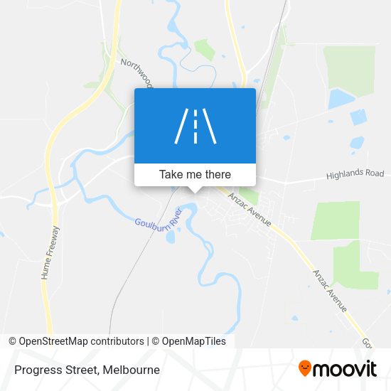 Progress Street map