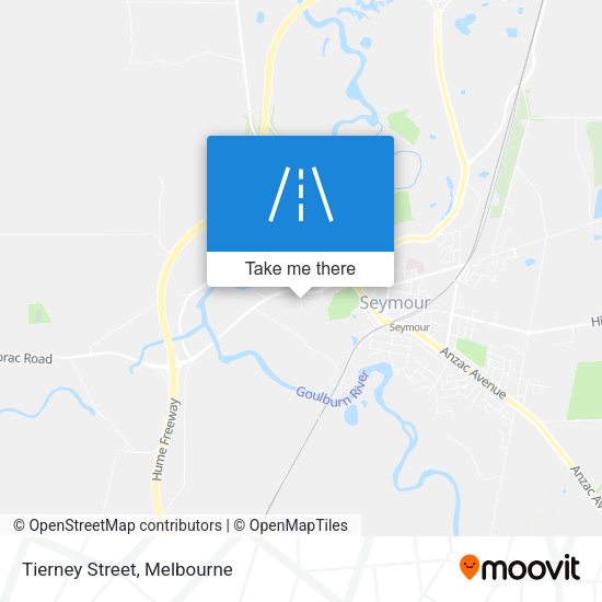 Tierney Street map
