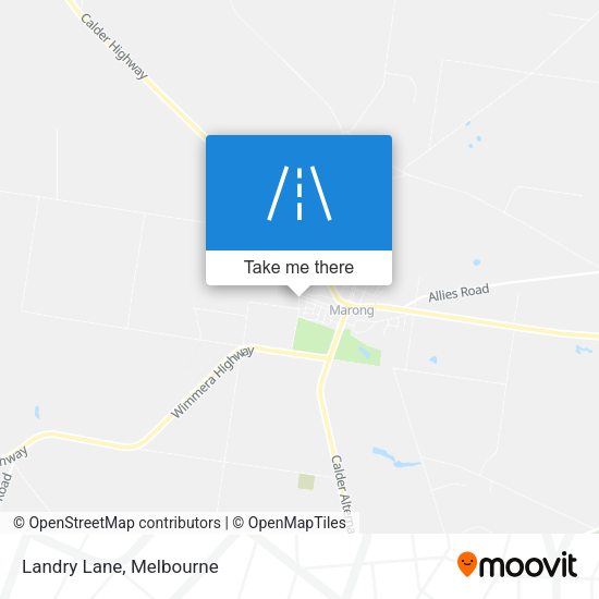 Landry Lane map