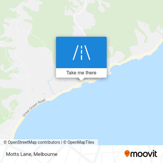 Motts Lane map