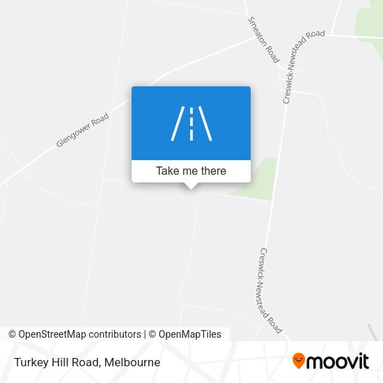 Turkey Hill Road map