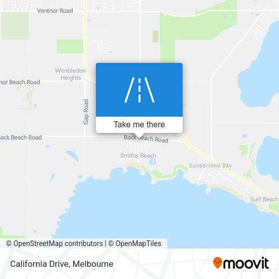 California Drive map