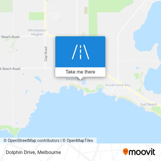 Dolphin Drive map