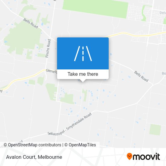 Avalon Court map
