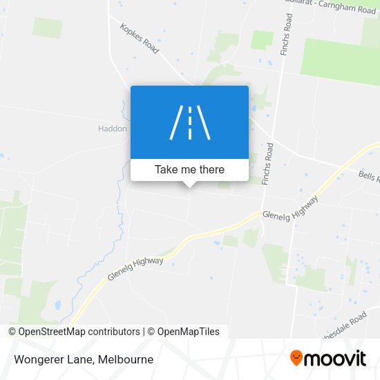 Wongerer Lane map