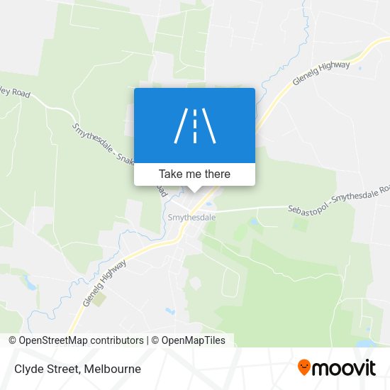 Clyde Street map