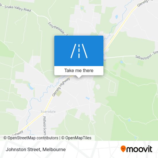 Johnston Street map