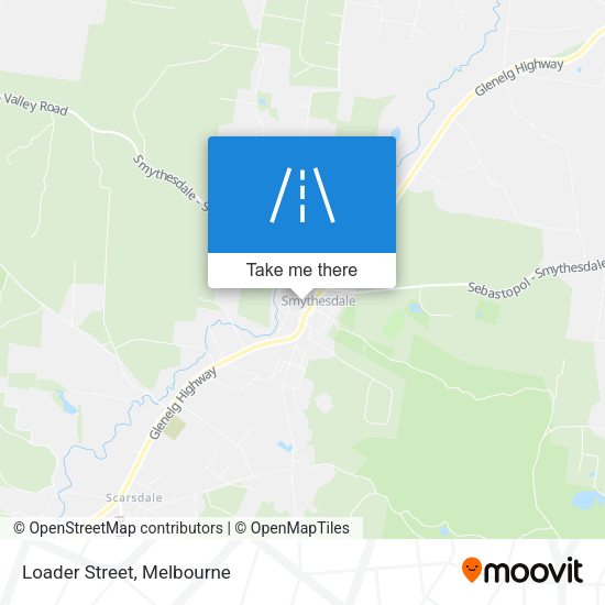 Loader Street map
