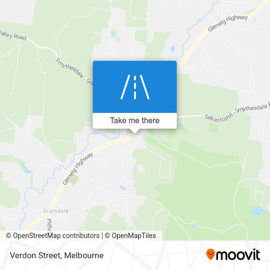 Verdon Street map