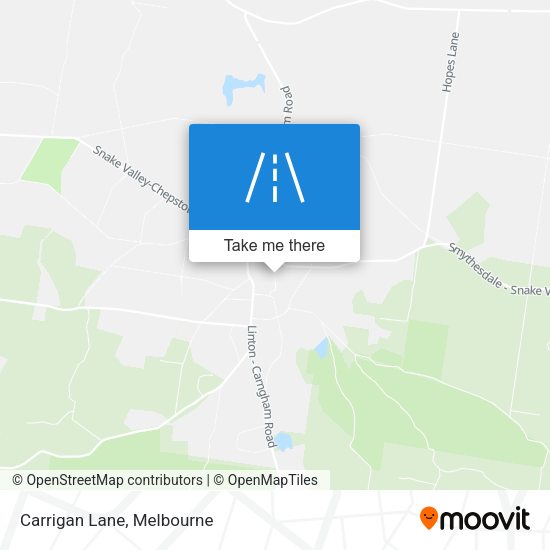 Carrigan Lane map