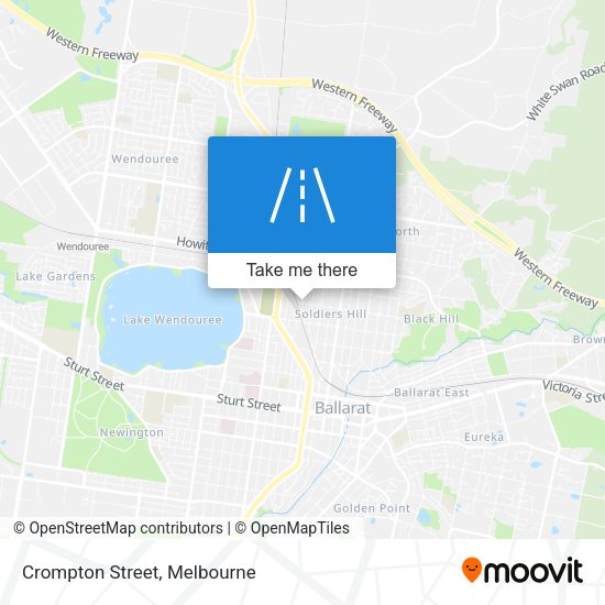 Crompton Street map