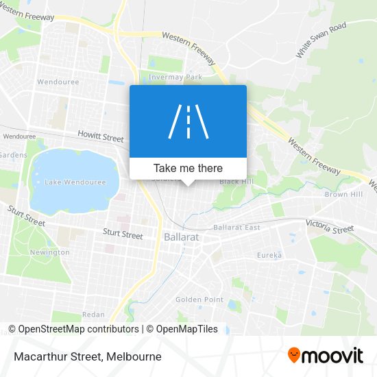 Macarthur Street map