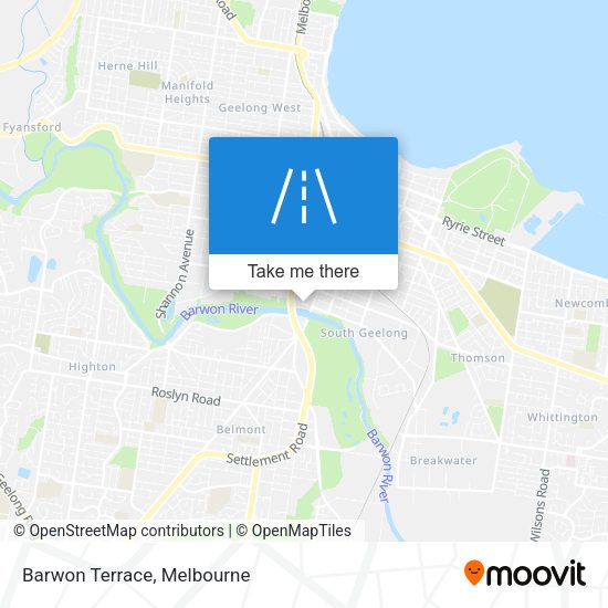 Barwon Terrace map