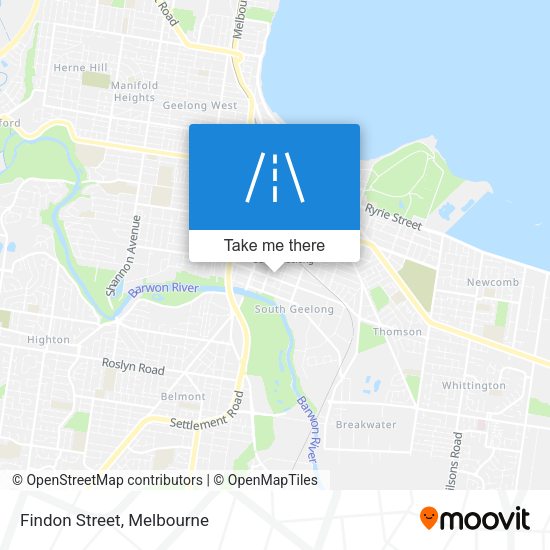 Findon Street map