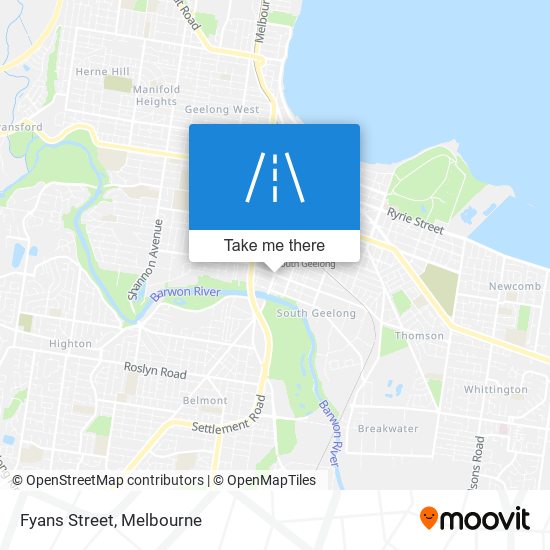 Fyans Street map