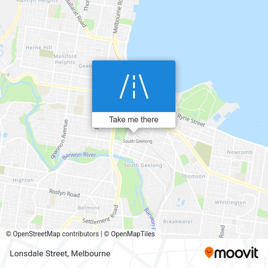 Lonsdale Street map