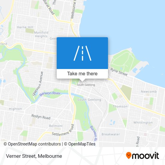 Verner Street map