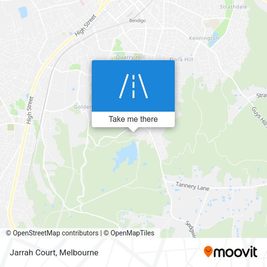 Jarrah Court map