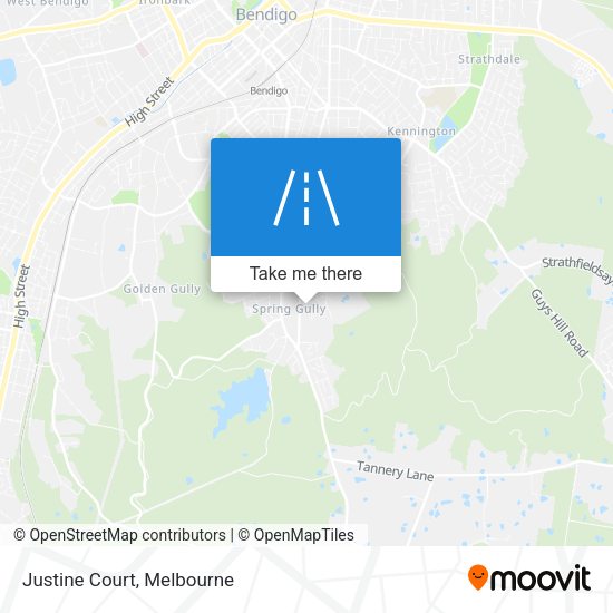 Justine Court map