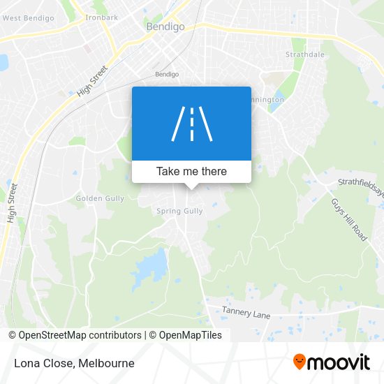 Lona Close map