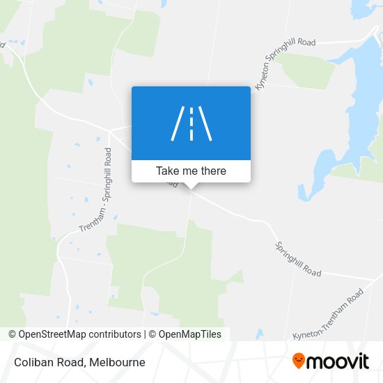 Coliban Road map