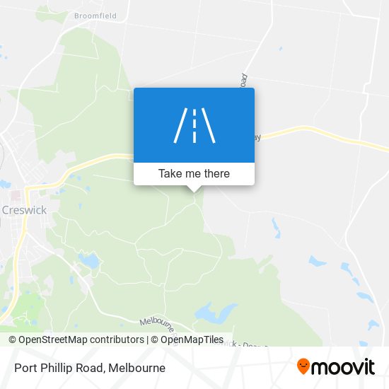 Port Phillip Road map