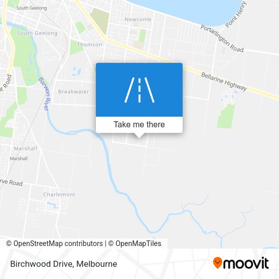 Birchwood Drive map