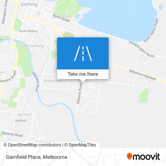 Garnfield Place map
