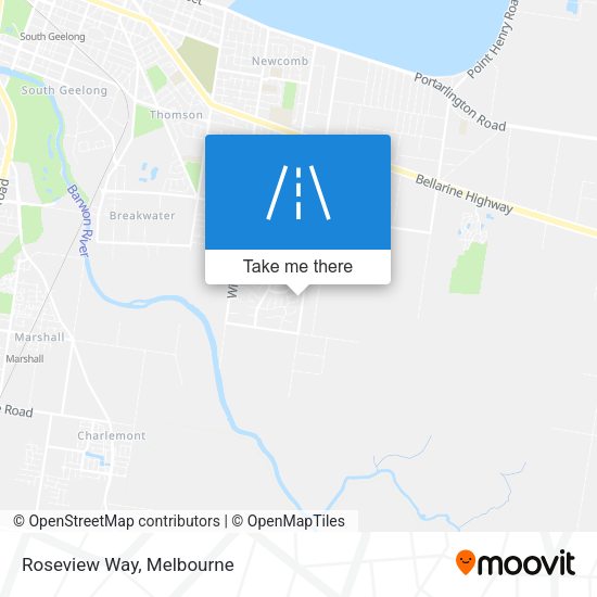 Roseview Way map