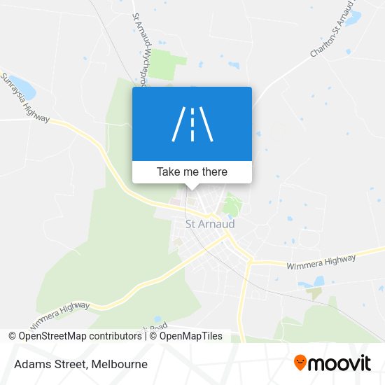 Adams Street map