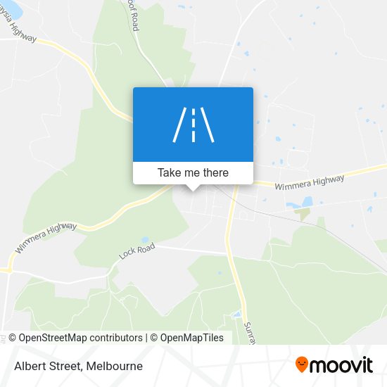 Albert Street map