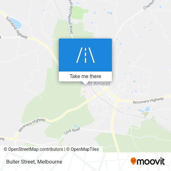 Buller Street map