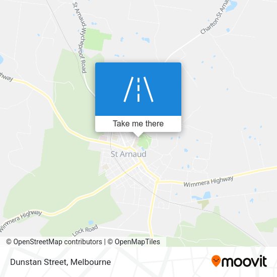 Dunstan Street map