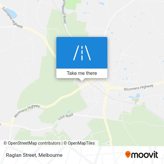 Raglan Street map