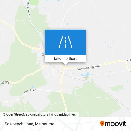 Sawbench Lane map