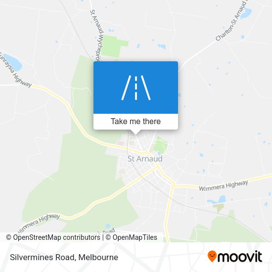 Silvermines Road map