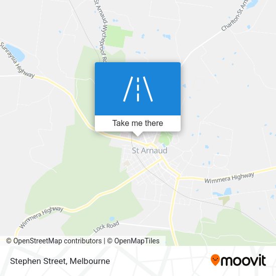 Stephen Street map