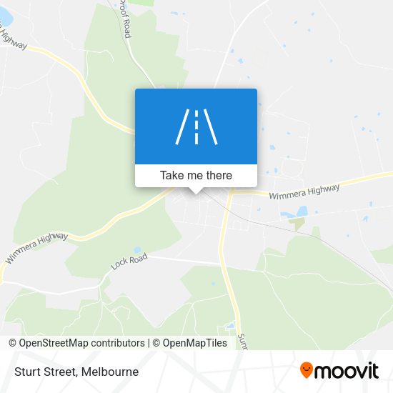 Sturt Street map