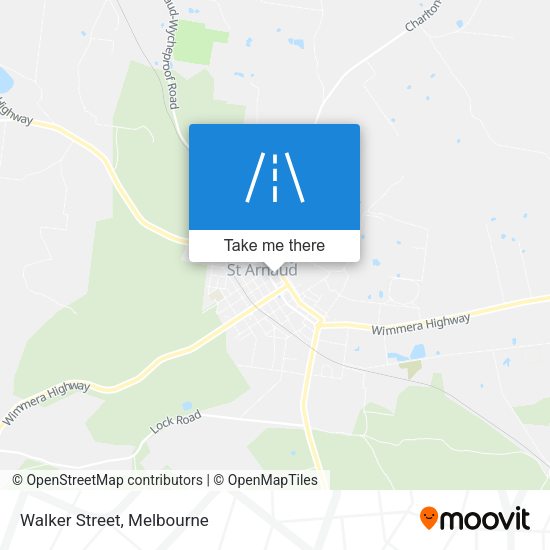 Walker Street map