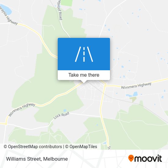 Williams Street map