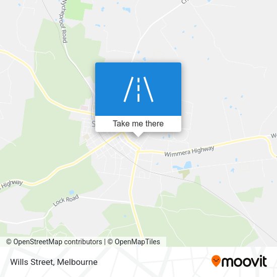Wills Street map