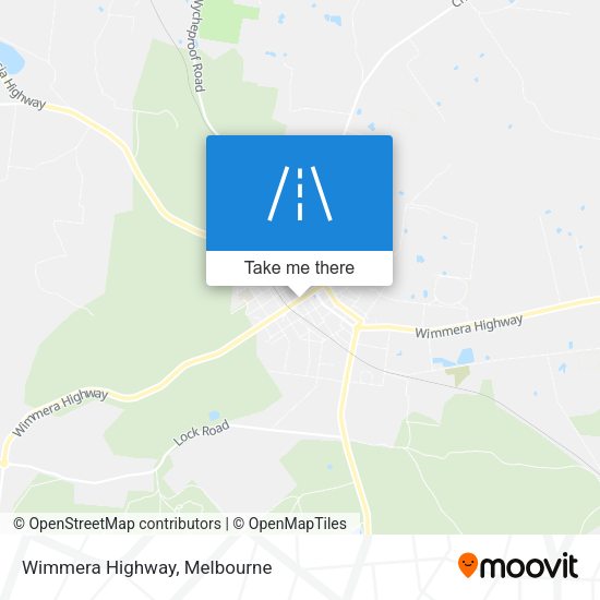 Wimmera Highway map