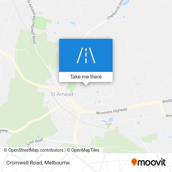 Cromwell Road map