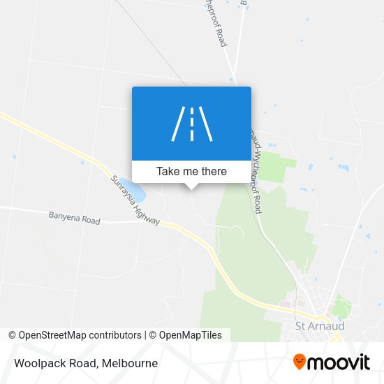Woolpack Road map
