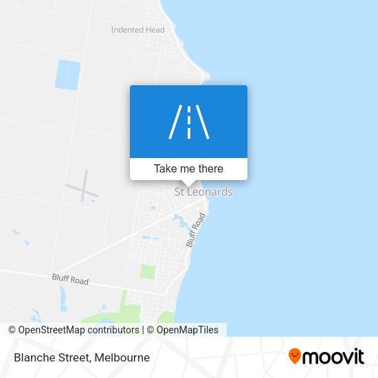 Blanche Street map