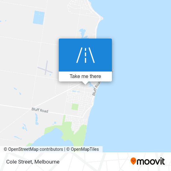 Cole Street map