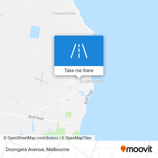 Doongara Avenue map