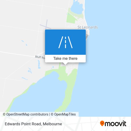 Edwards Point Road map