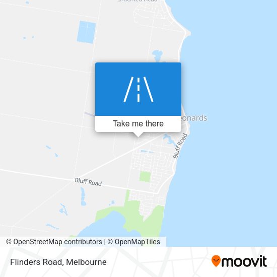 Flinders Road map